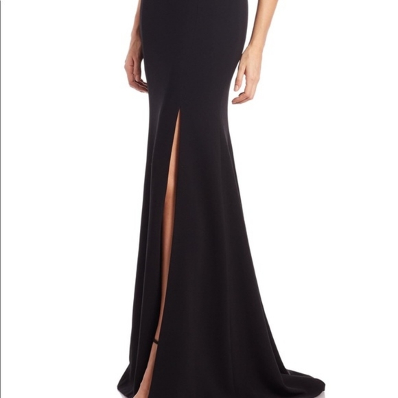 Theia Maxi Mermaid Skirt with Slit - Picture 3 of 10